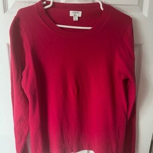 J. Crew Vibrant Deep Pink Knit Top